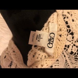 Tops - CROCHETED/LACE COVER UP Tops - CROCHETED/LACE COVER UP